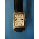 A gents Jaeger LeCoultre Reverso Night & Day watch