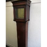 A 19th century oak cased long case clock