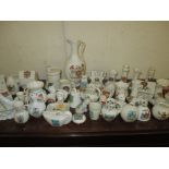 A large quantity of vintage crested china items