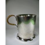 An Edwardian thermal tankard by Lockwood & Co London