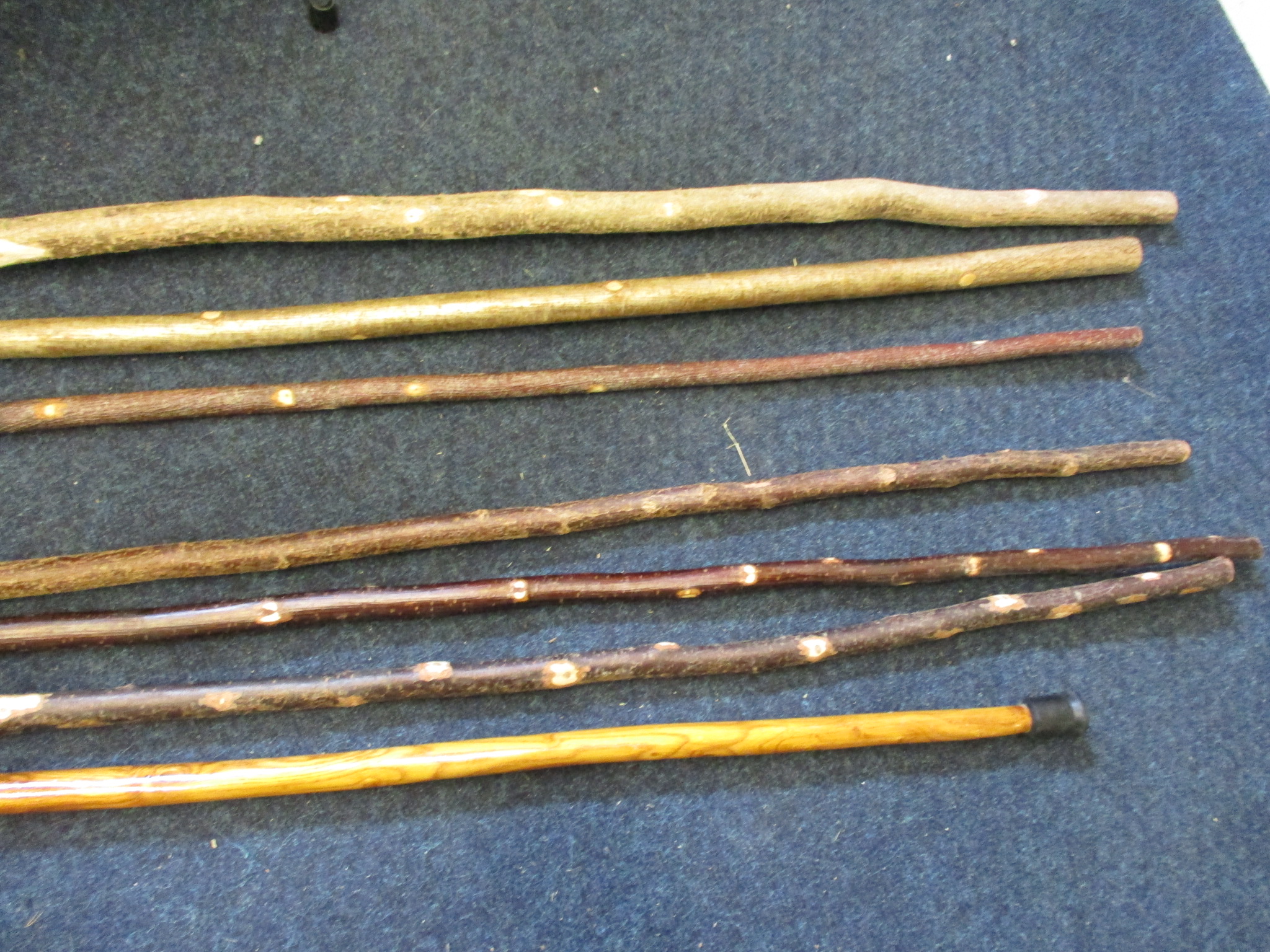 A quantity of modern hand-carved walking sticks - Image 3 of 6