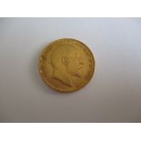 A full gold sovereign of Edward VII dated 1903