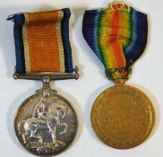 A WW1 pair of medals 126174 A. Corporal A. E. Doug
