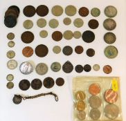 A quantity of mixed coinage