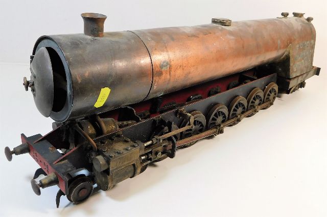 An approx. 2.5in gauge steam engine a/f 27.5in lon