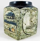 A Troika pottery marmalade jar by Linda Taylor 3.5
