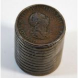 A George III coin box