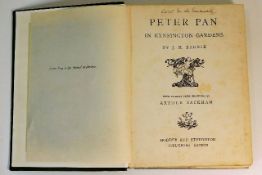 Book: Peter Pan in Kensington Gardens by J. M. Bar
