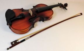 A 4/4 Antoni violin & bow