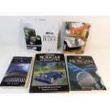 Five books relating to motor car Morgan
