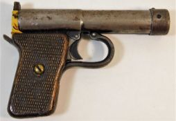 An early 20thC. air pistol, possibly German