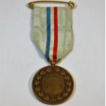 A 19thC. French Alliance medal