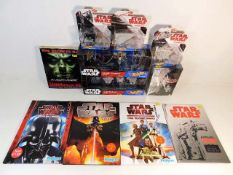 Six boxed Star Wars models twinned with other Star