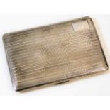 A 1946 Birmingham silver cigarette case approx. 20