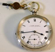 A Acme Lever H. Samuel Manchester silver pocket wa