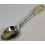 A silver fiddle pattern spoon 33.9g 1857 Samuel Wh