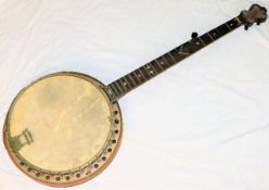 A vintage The Windsor Monarch banjo