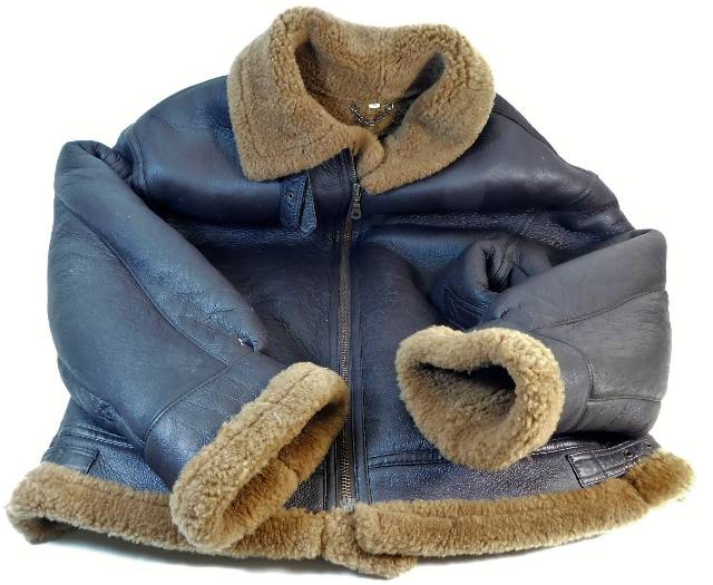 An XL Teodem sheepskin flying jacket