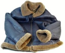 An XL Teodem sheepskin flying jacket