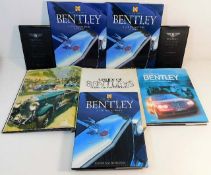 Seven books relating to motor car Bentley