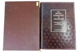 A leather bound designers edition of the Jewish Co