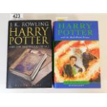 Two J. K. Rowling Half Blood Prince books with adu