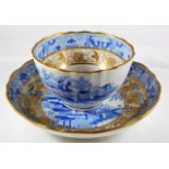 A Miles Mason Chinese tea bowl & saucer