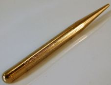 A 9ct gold self propelling pencil 14.6g inclusive