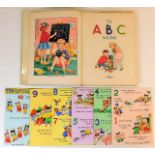 A mid 20thC. child's ABC nursery book twinned with