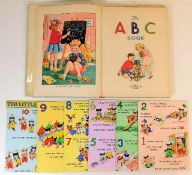 A mid 20thC. child's ABC nursery book twinned with