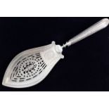 A 1788 George III Hester Bateman silver fish slice