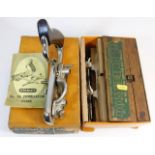 A boxed Stanley No.50 combination plane with blade