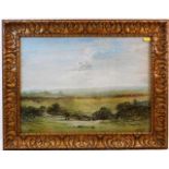 A 19thC. gilt framed Scottish School pastel of Sus