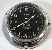 Smiths Cricklewood chrome car clock