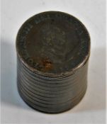 A George III coin box