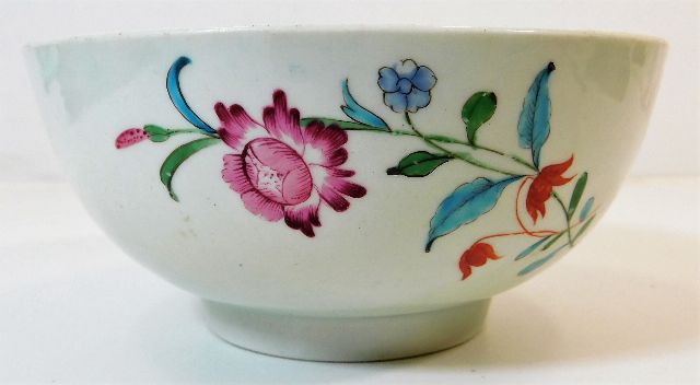 An 18thC. Worcester bowl 6.5in diameter