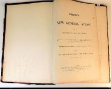 An 1858 large edition of Philips' New General Atla