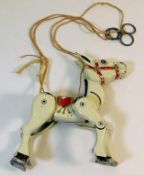 A 1950's diecast Muffin the Mule puppet by Moko