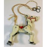 A 1950's diecast Muffin the Mule puppet by Moko