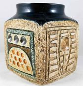 A Troika pottery marmalade jar by Jane Fitzgerald