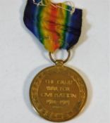 A single WW1 medal 11306 Pte. W. H. Cook R. Fus