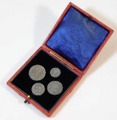 A 1902 Maundy money set