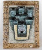 A Troika pottery wall sconce by Alison Brigden 8.5