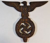 A German Nazi Third Reich cast iron motive, possib