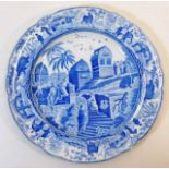 Twelve early 19thC. Spode blue & white transferwar