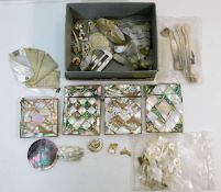 Three Victorian mother of pearl card cases a/f twi