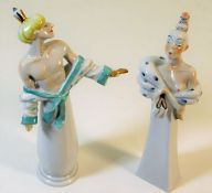 A pair of Volkstadt porcelain Kati Zorn figures 7i