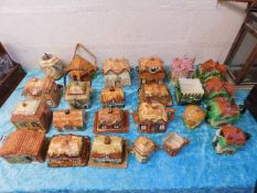 A large quantity of cottage ware pottery items inc