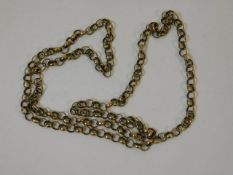 A 9ct gold belcher chain 18.3g