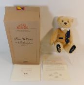 A boxed Steiff Prince William's 21st teddy bear 35